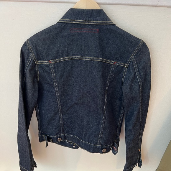 BCBG Maxazria Blue Jean Denim Jacket size S - Picture 7 of 12